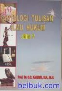 Antologi Tulisan Ilmu Hukum