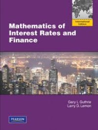 Image of Mathematics of Interest Rate and Finance