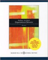 Image of Organizational Behavior: Emerging Knowledge & Practice